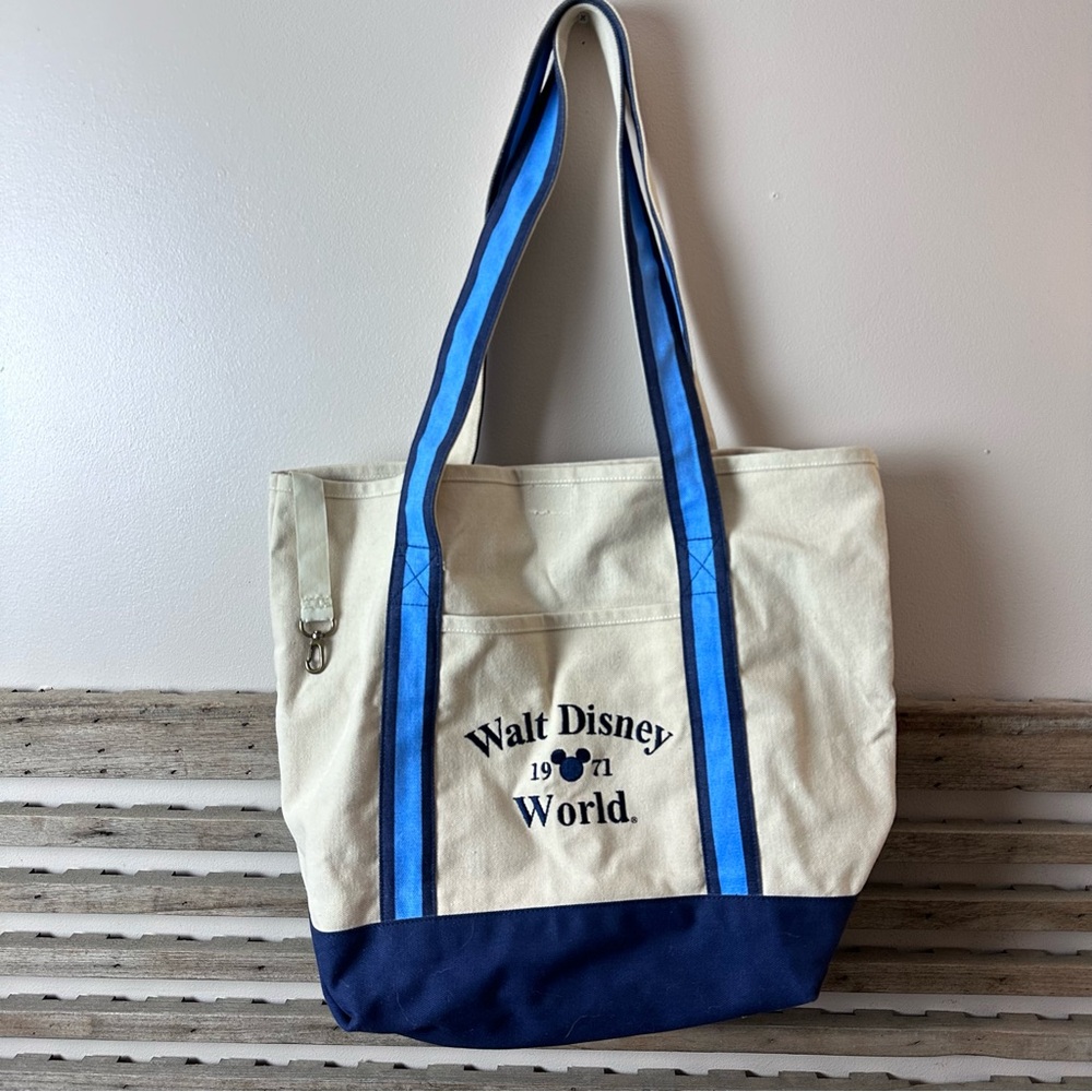 Walt Disney World 1971 vintage canvas tote
